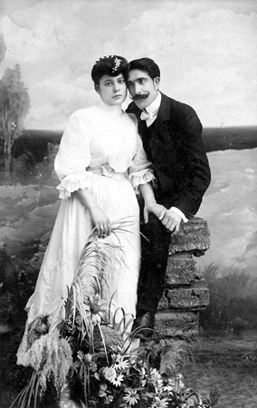 Fotograf Dušan Popović (1879-1915) sa Nevestom Sofijom