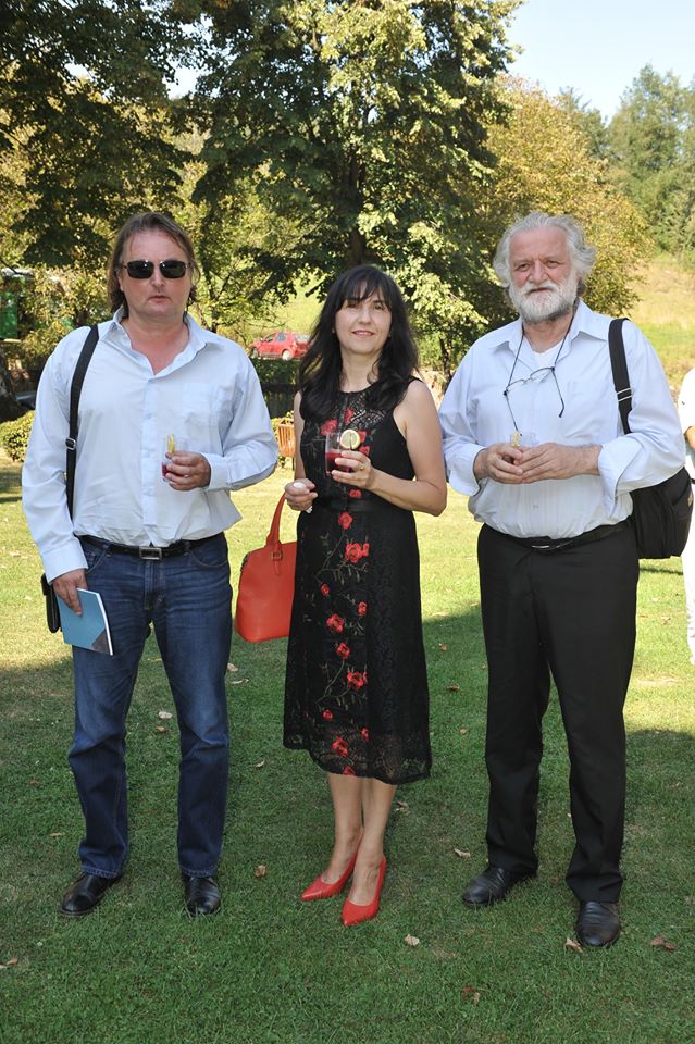 Laslo Blašković, Violeta Milošević i Vladimir Šekularac sa koktelom Ljuba Nenadović