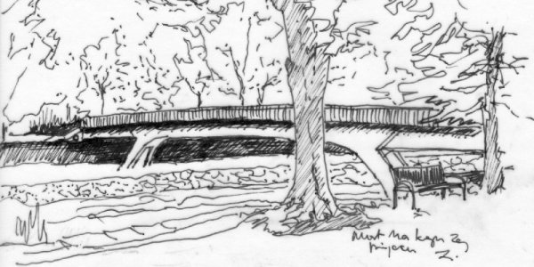 Most na keju (crtež: Ljiljana Ljiljak)
