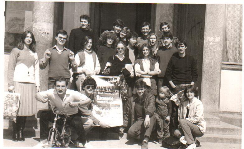 Posle probe pred godišnji konecrt 1982. godine